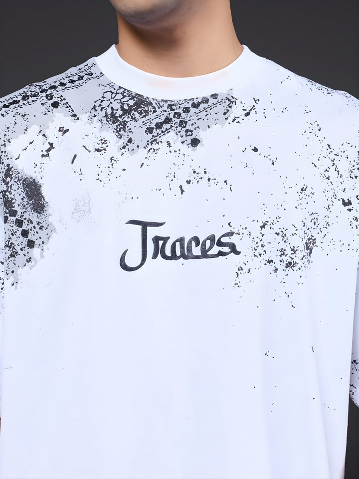 Memories Puff Printed Men Premium Oversized T-Shirt