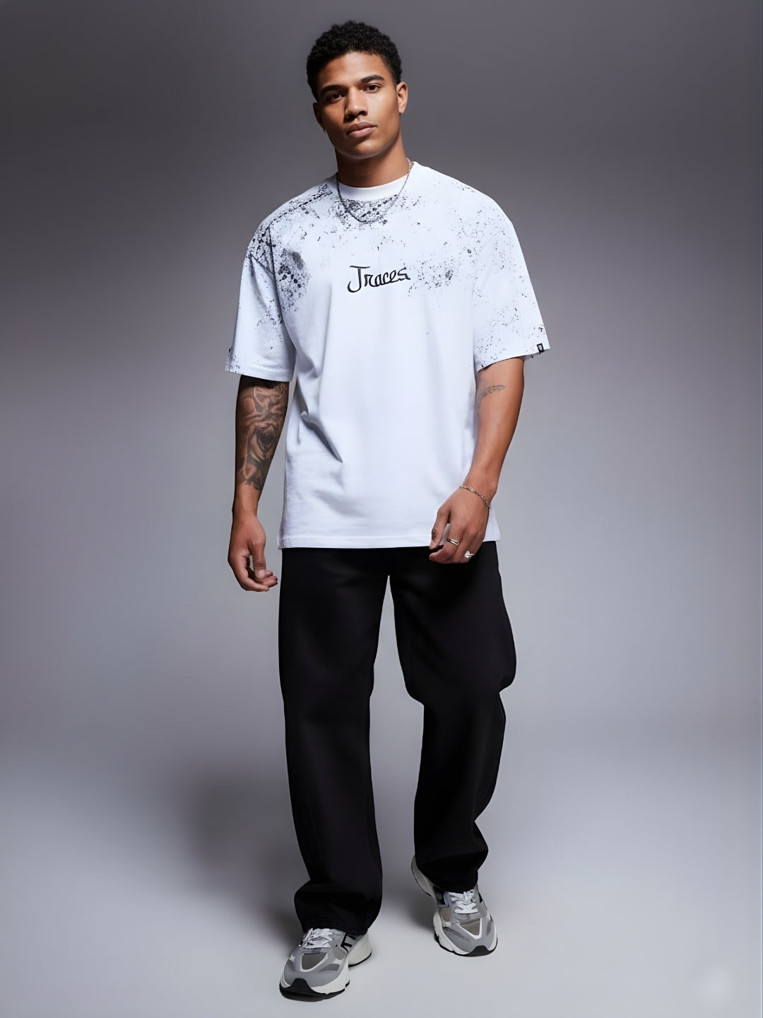 Memories Puff Printed Men Premium Oversized T-Shirt