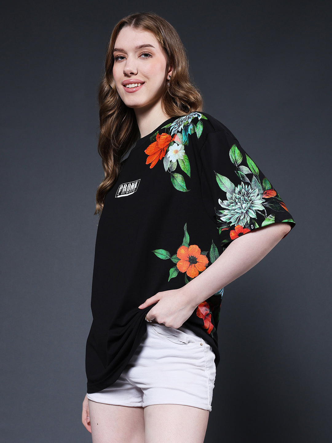 Mandala Roots Women Premium Oversized T-Shirt