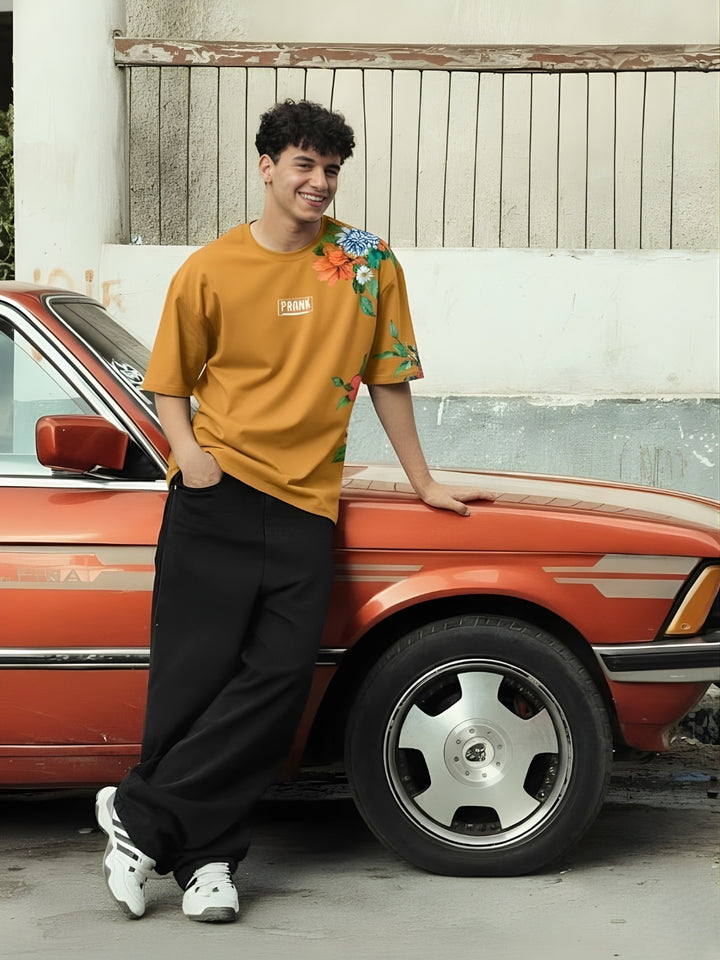 Mandala Roots Men Premium Oversized T-Shirt