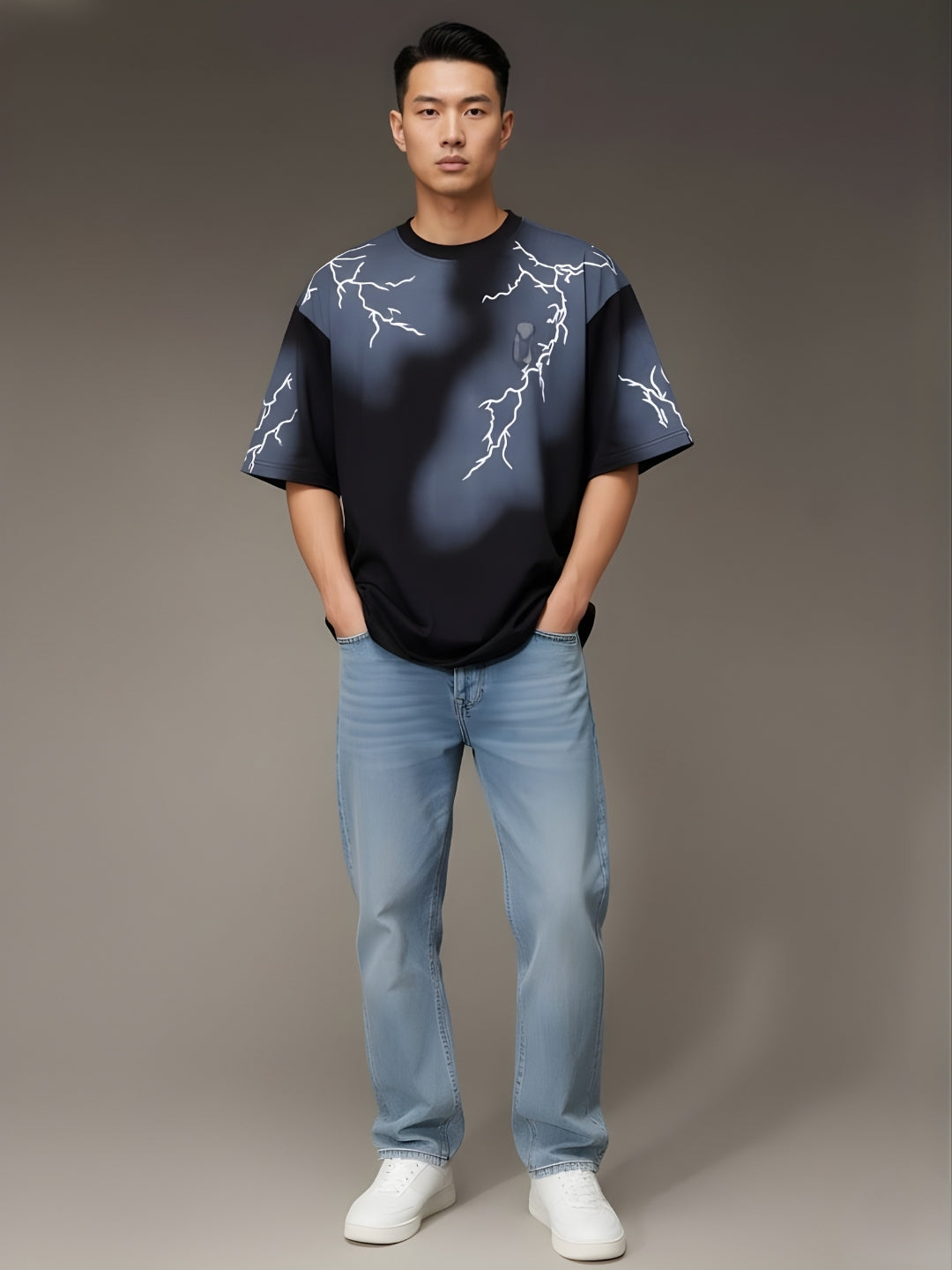 Mandala Roots Men Premium Oversized T-Shirt