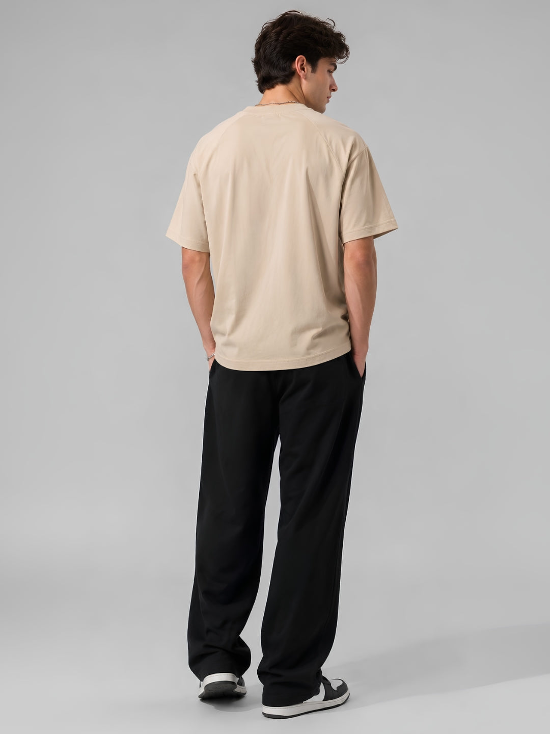 Playverse Men Printed Oversized Printed T-Shirt