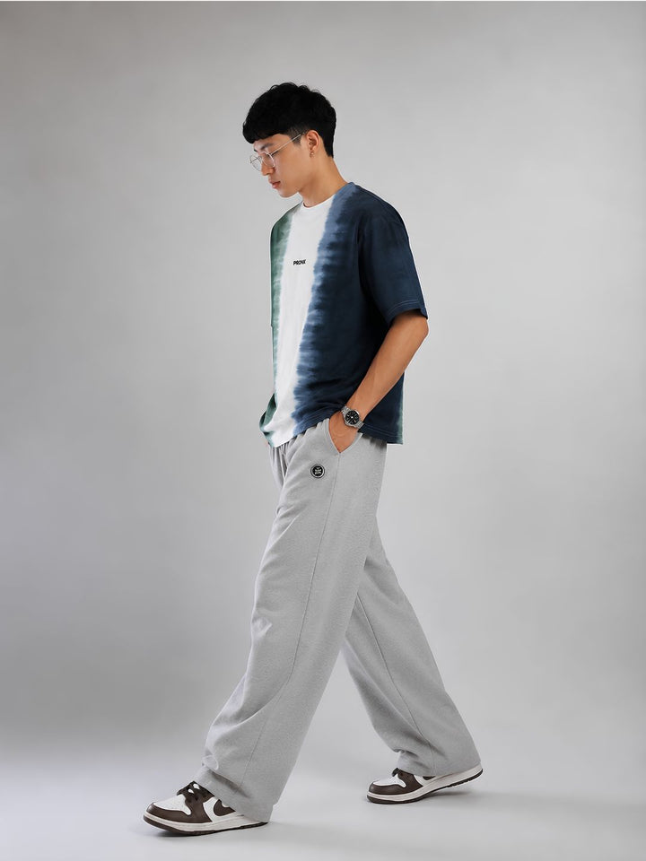 Men Retro Wash Puff Printed Oversized T-Shirt