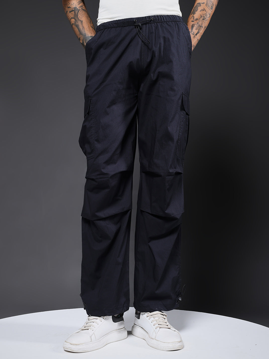 Parachute Pants For Men - Black