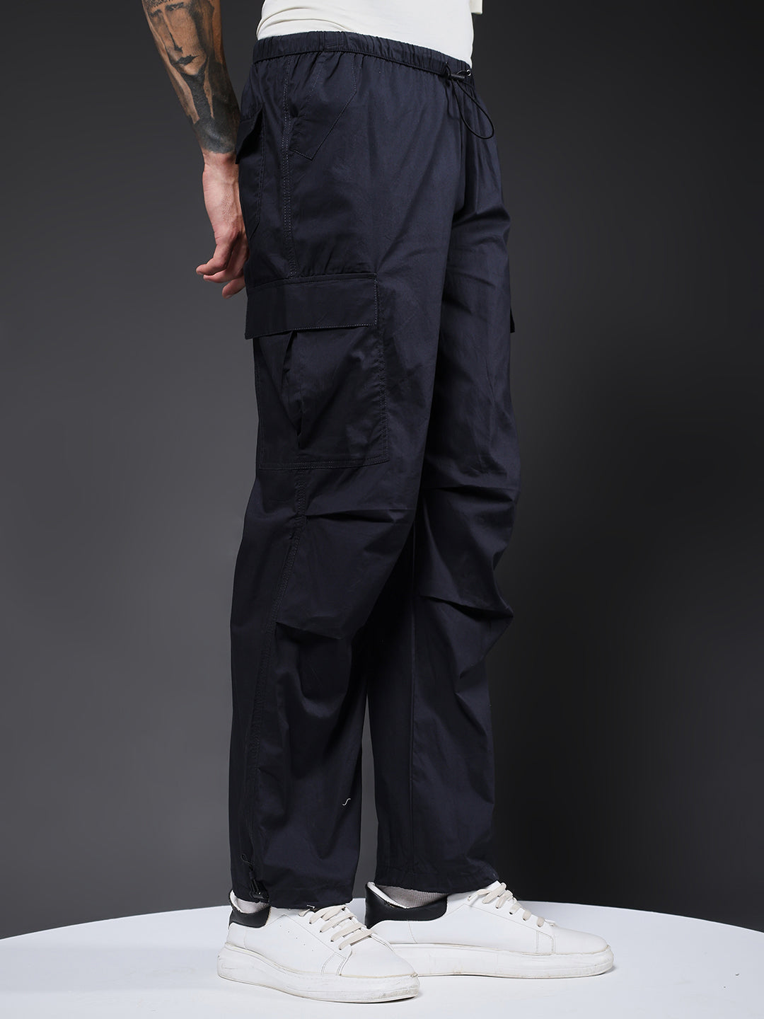 Parachute Pants For Men - Black