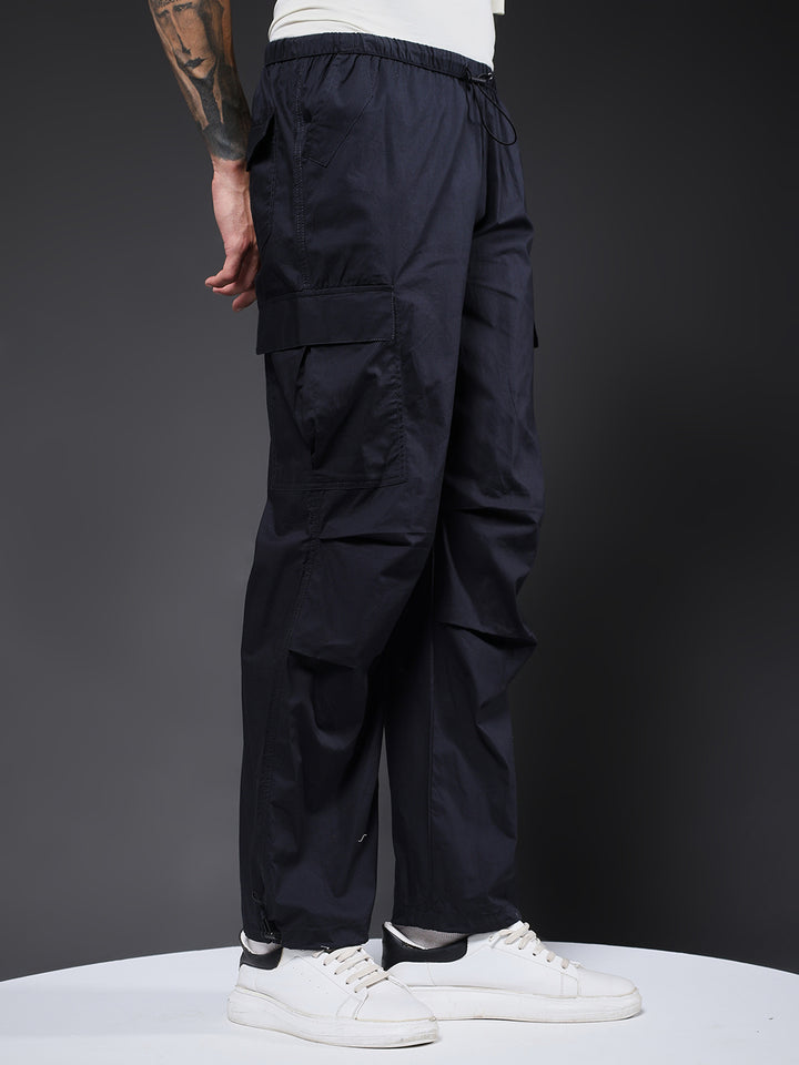 Parachute Pants For Men - Black