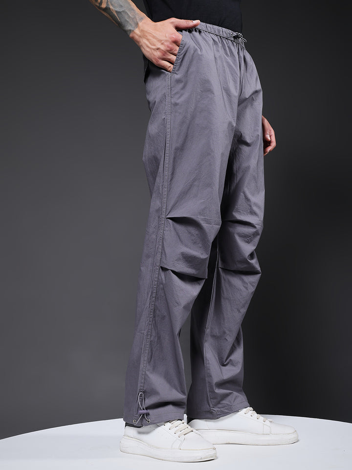 Parachute Pants For Men - Grey