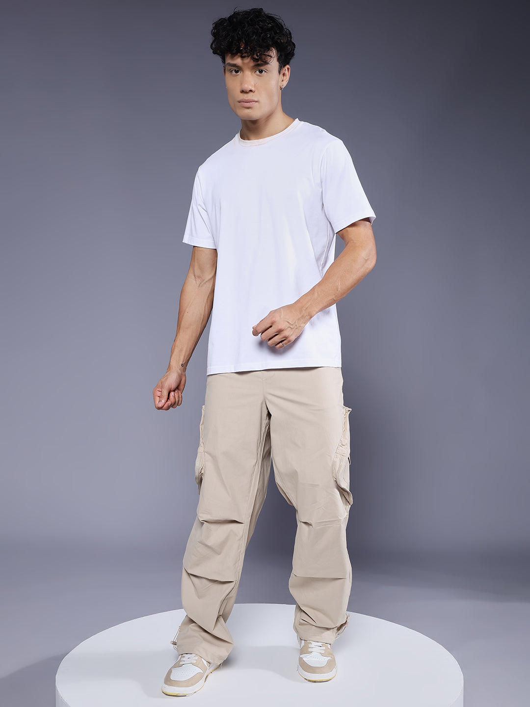 Parachute Pants For Men - Beige