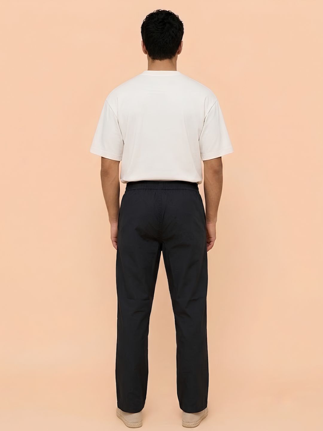 Cotton Pant for Men Solid - Black