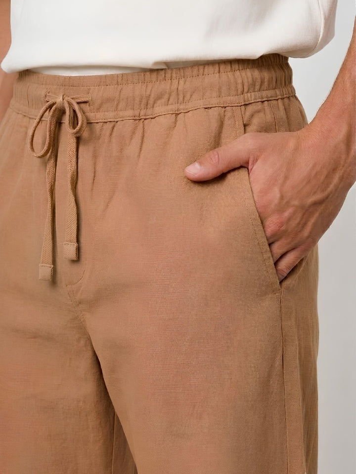 Cotton Pant for Men Solid - Rust