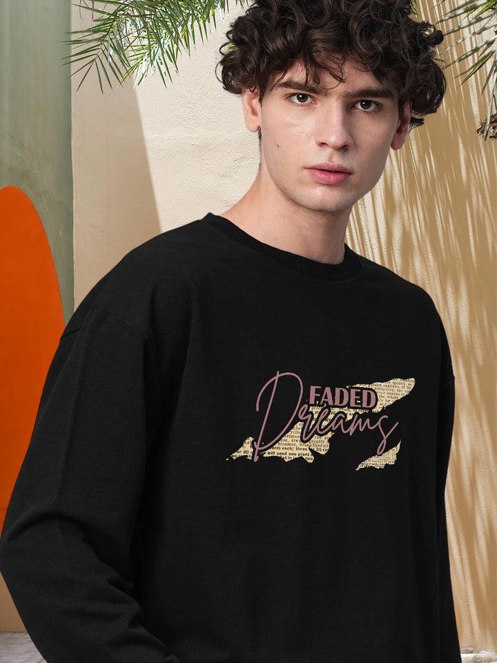 FADED DREAMS Drop Shoulder Premium Terry Sweatshirt