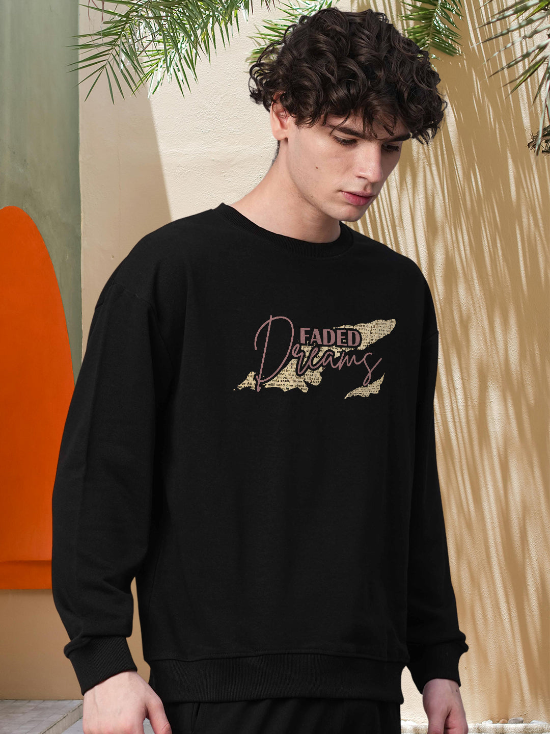 FADED DREAMS Drop Shoulder Premium Terry Sweatshirt