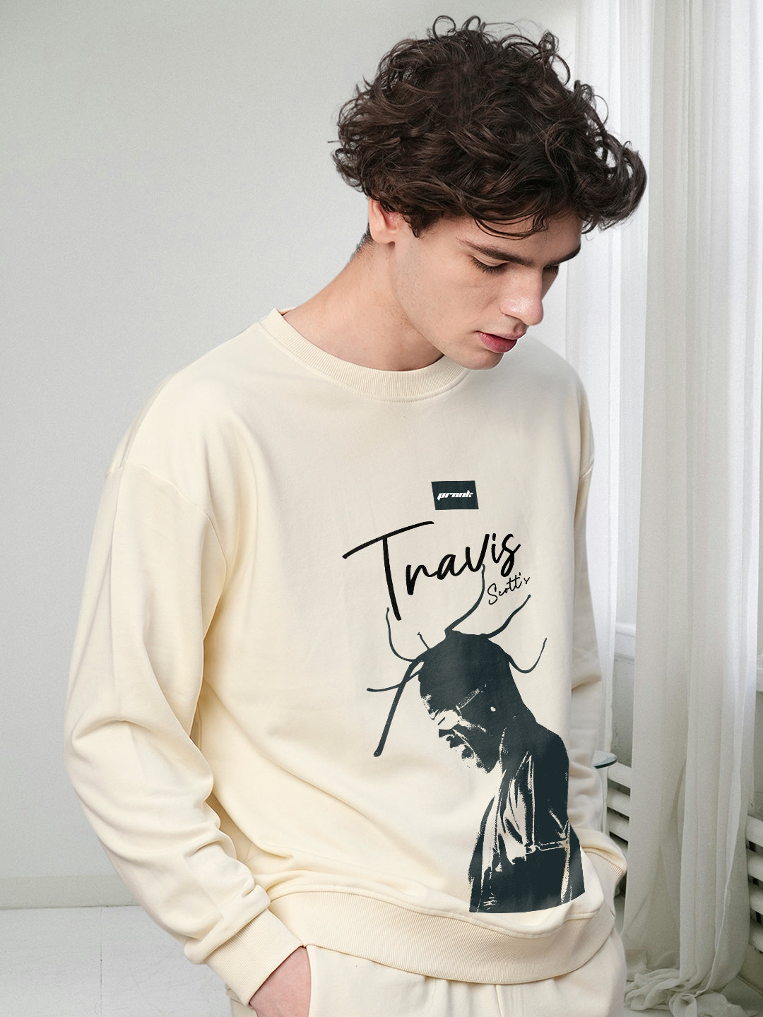 ASTRO SHADOW Drop Shoulder Premium Terry Sweatshirt
