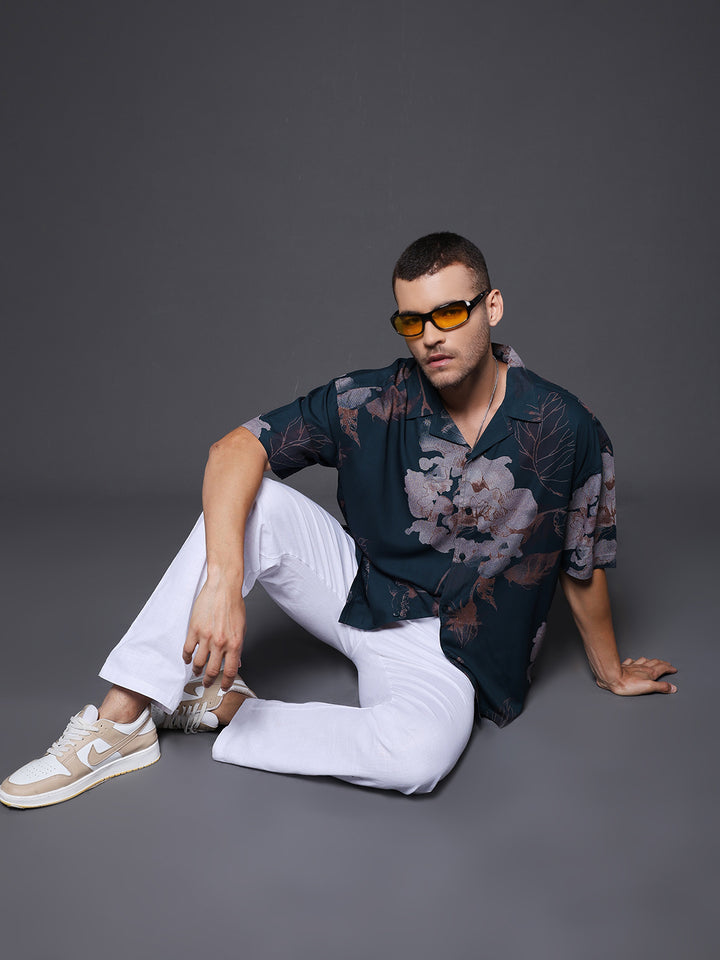 Mens Half Sleeve Casual Shirt  – Mint Green