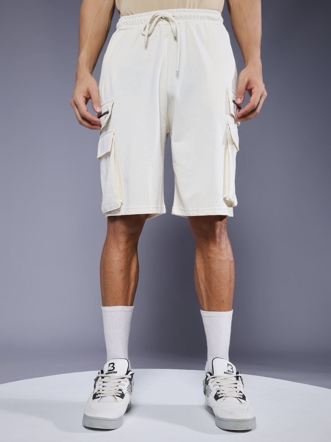 Mens Relaxed fit shorts - Off White