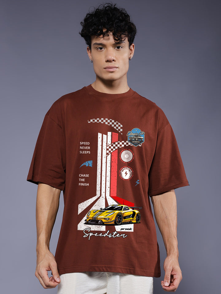 BLAZELINE Men Premium Oversized Terry T-shirt
