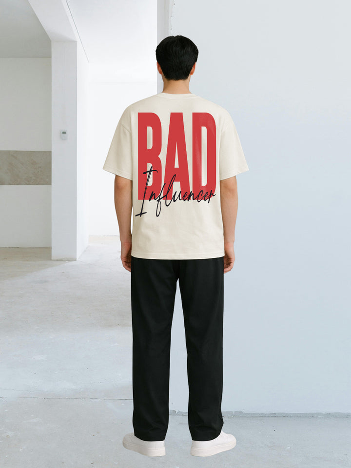 INFLUENCE GAME Men Terry Printed Oversized T-Shirt
