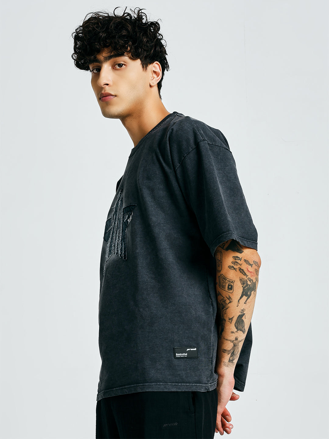 Men Premium Printed Oversized Terry T-shirt
