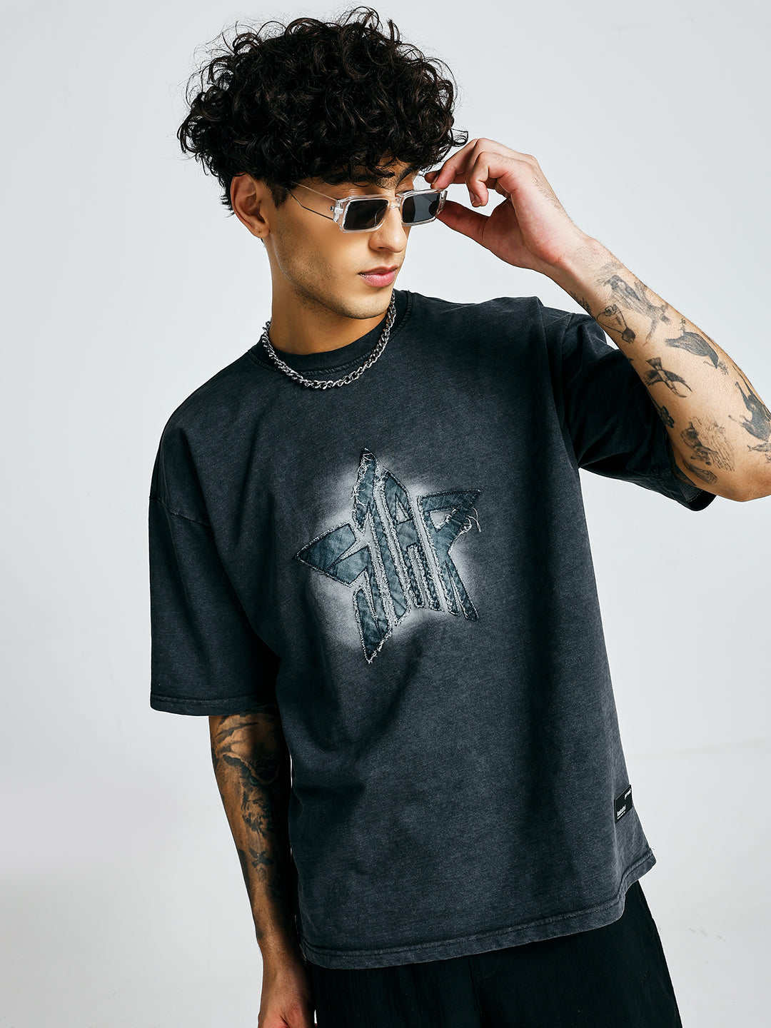 Men Premium Printed Oversized Terry T-shirt