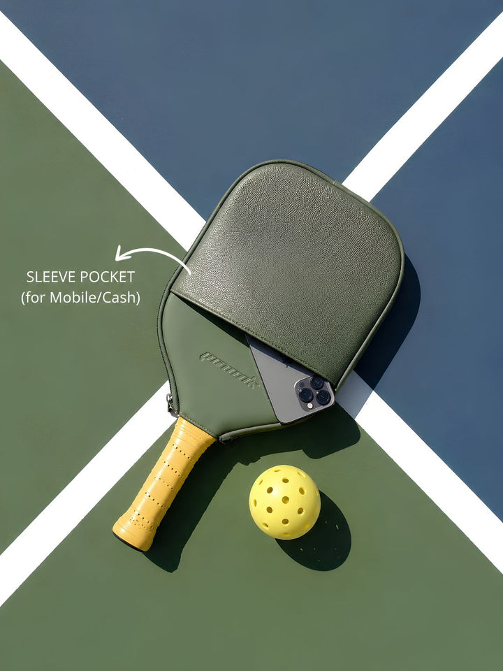 Pickleball Paddle Cover Olive Green