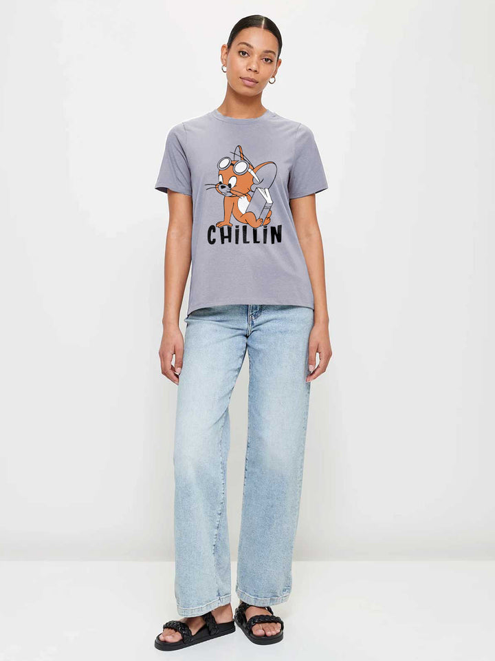 CHILLIN Women Half Sleeve T-Shirt