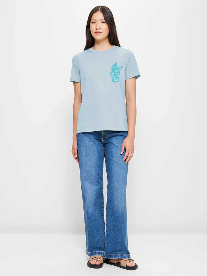 Without Ice-Cream Women Half Sleeve T-Shirt