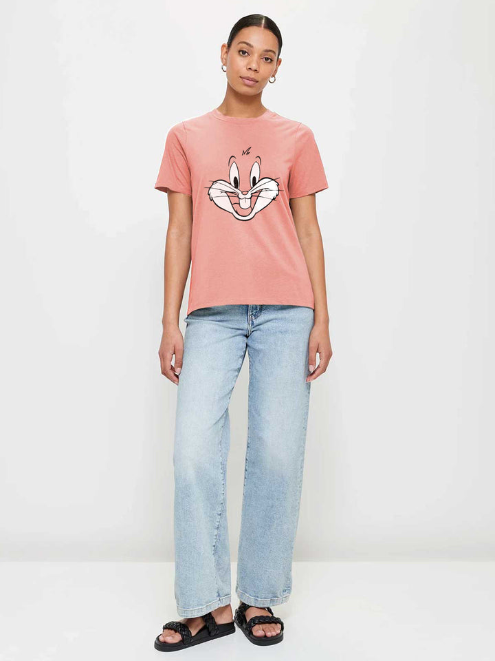 Bugs Bunny Women Half Sleeve T-Shirt