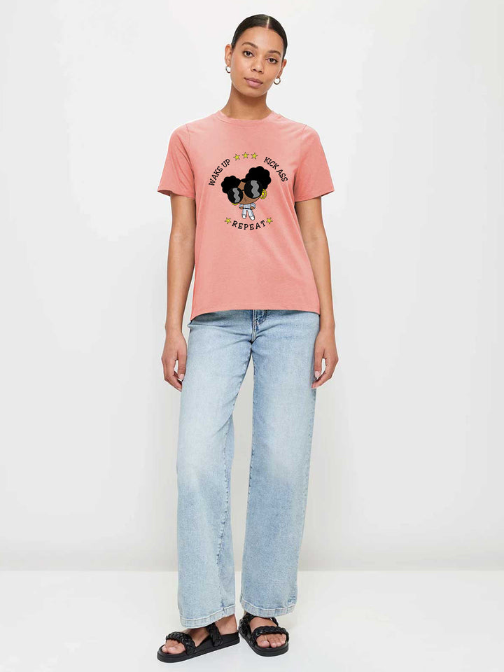 Daily Routine Women half sleeve T-shirt