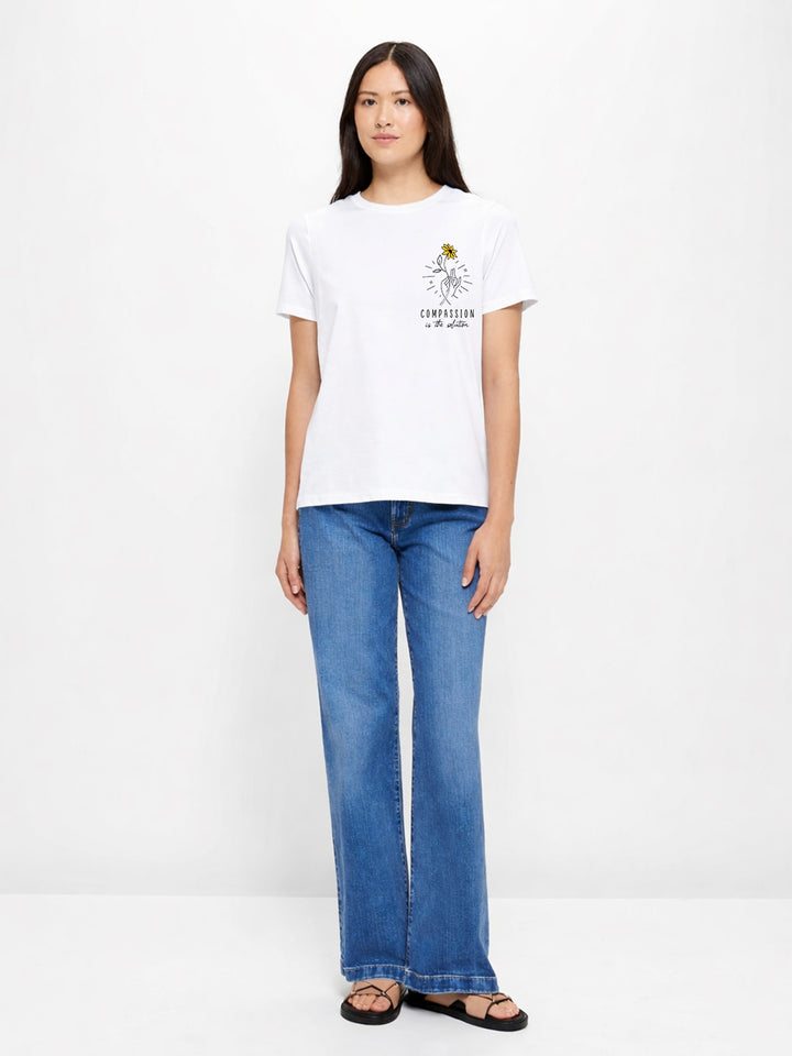 Compassion Women half sleeve T-shirt