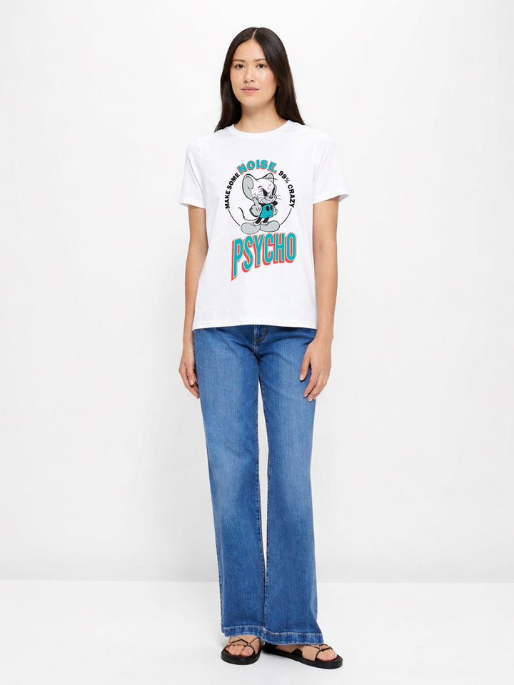 Crazy Jerry Women half sleeve T-shirt