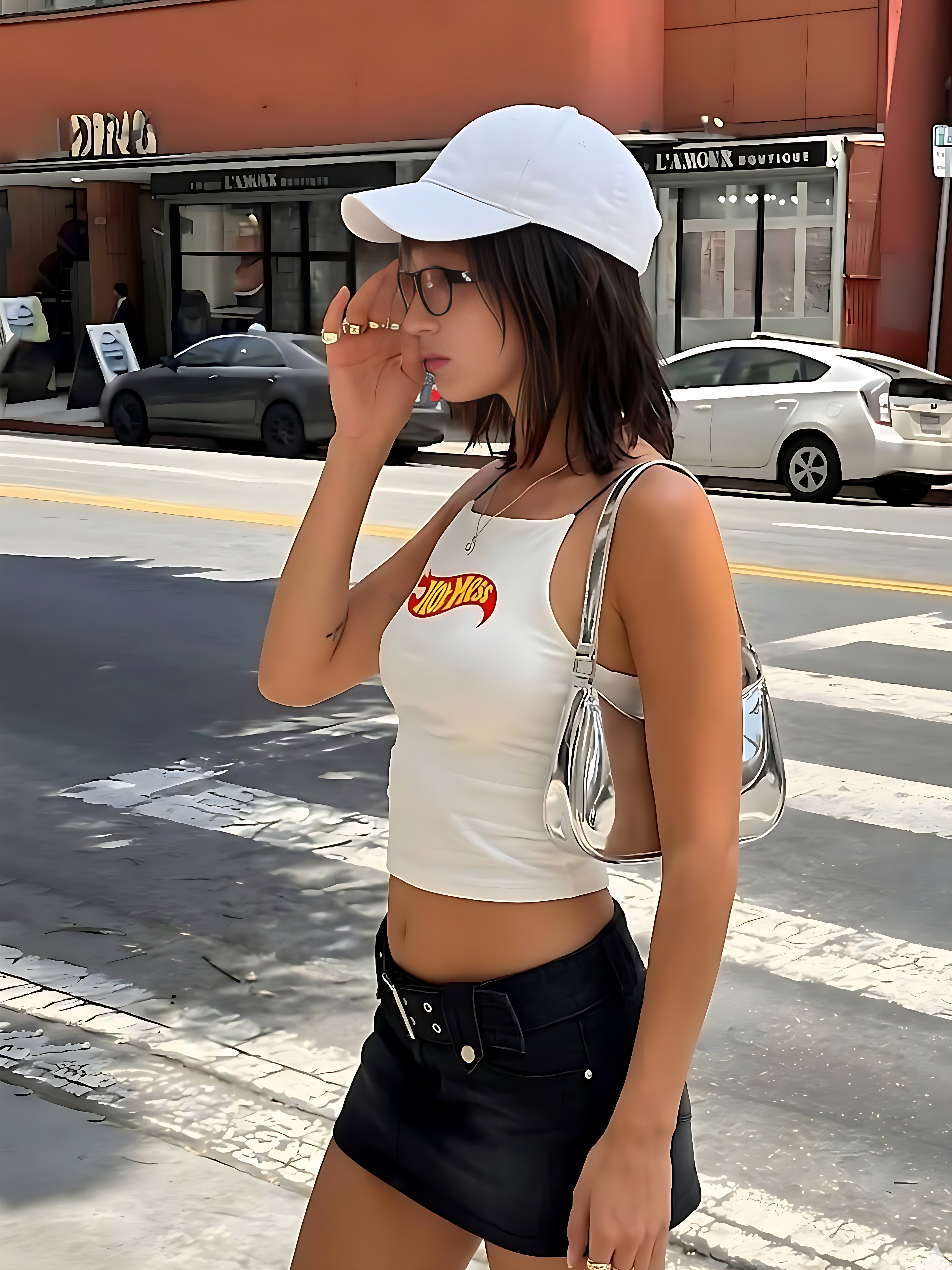 HOT MESS CLOUD CREAM TANK TOP – pronk.in