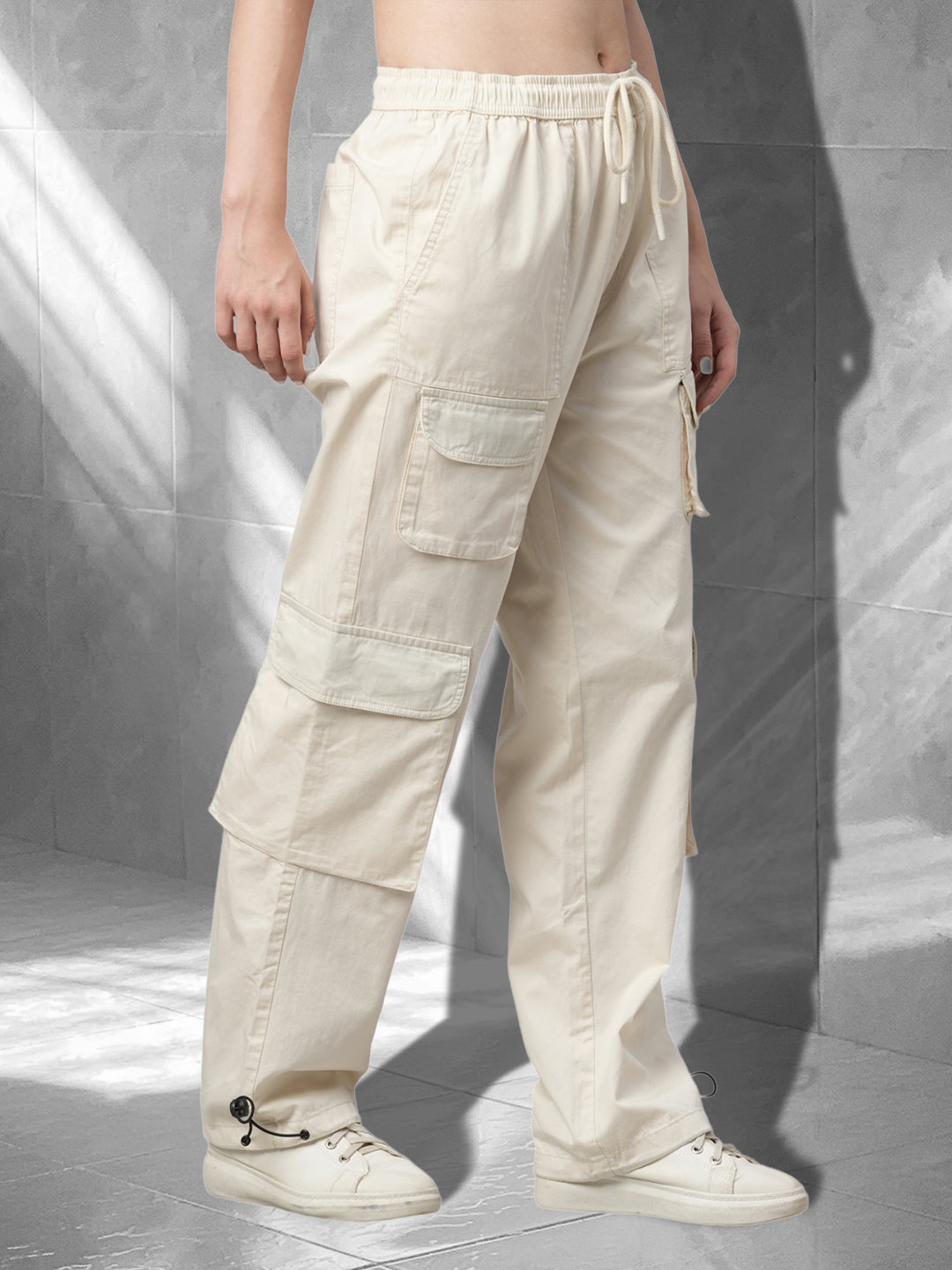 Women Utility Cargo - Off White