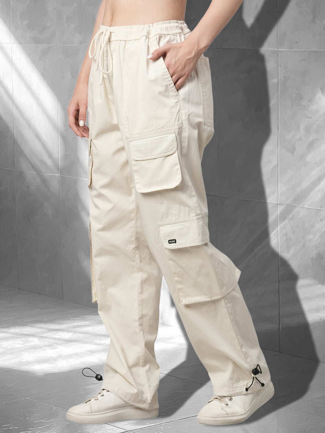 Women Utility Cargo - Off White