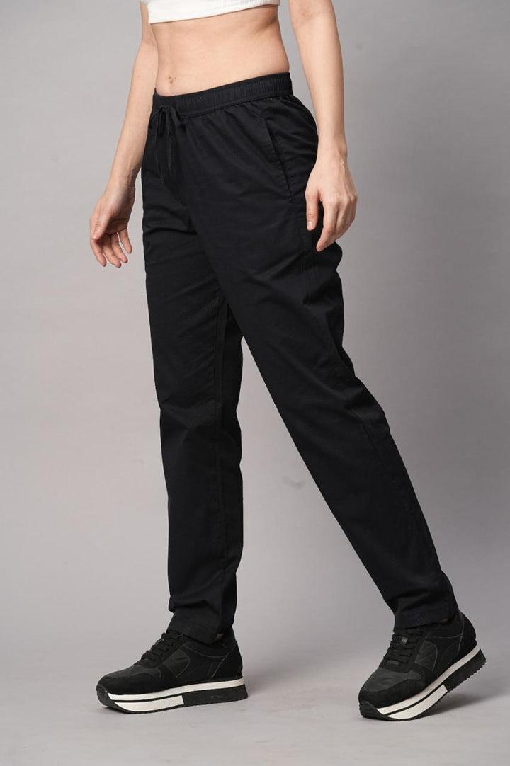 Cotton Pant for Women - Navy