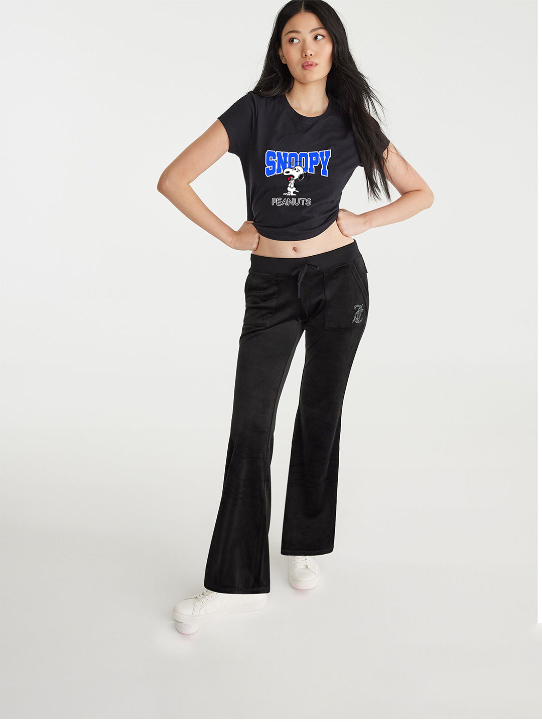 Snoopy Women Printed Crop Top