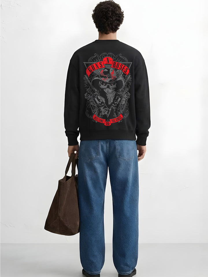 Gunslinger Men Drop Shoulder Premium Terry Sweatshirt