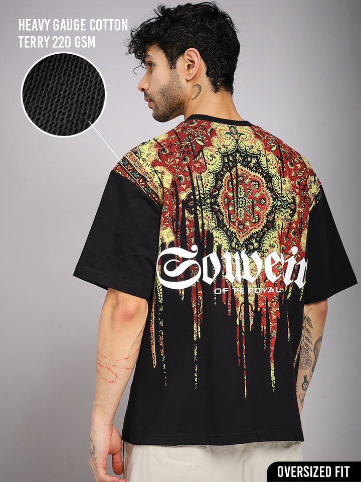 Souvenir Puff Printed Men Oversized Terry T-shirt