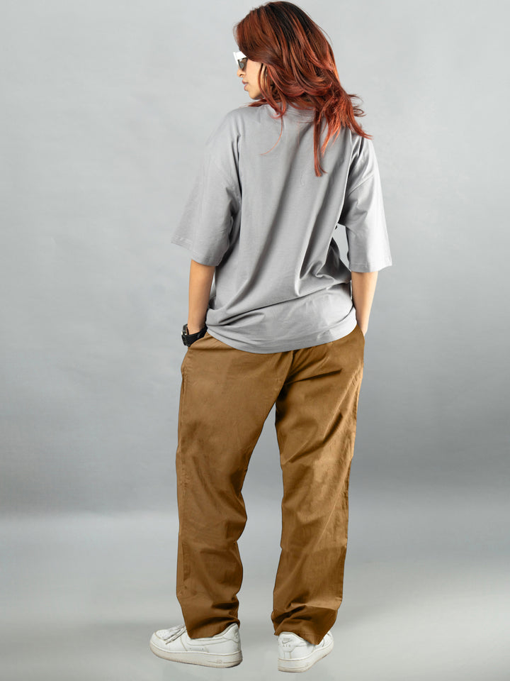 Cotton Pants For Women - Khaki