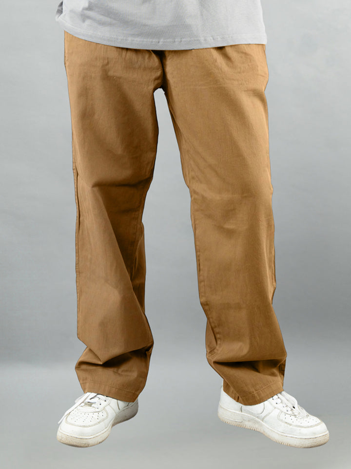 Cotton Pants For Women - Khaki