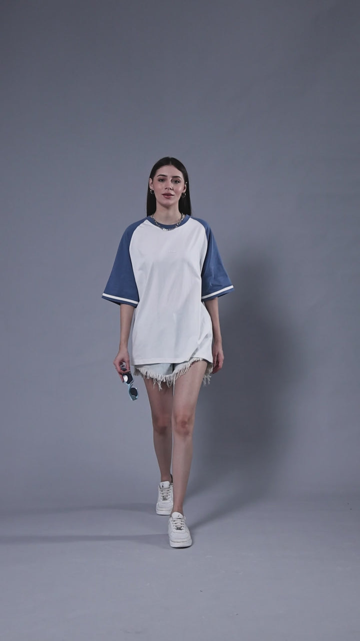 Women Oversized Colorblock T-Shirt