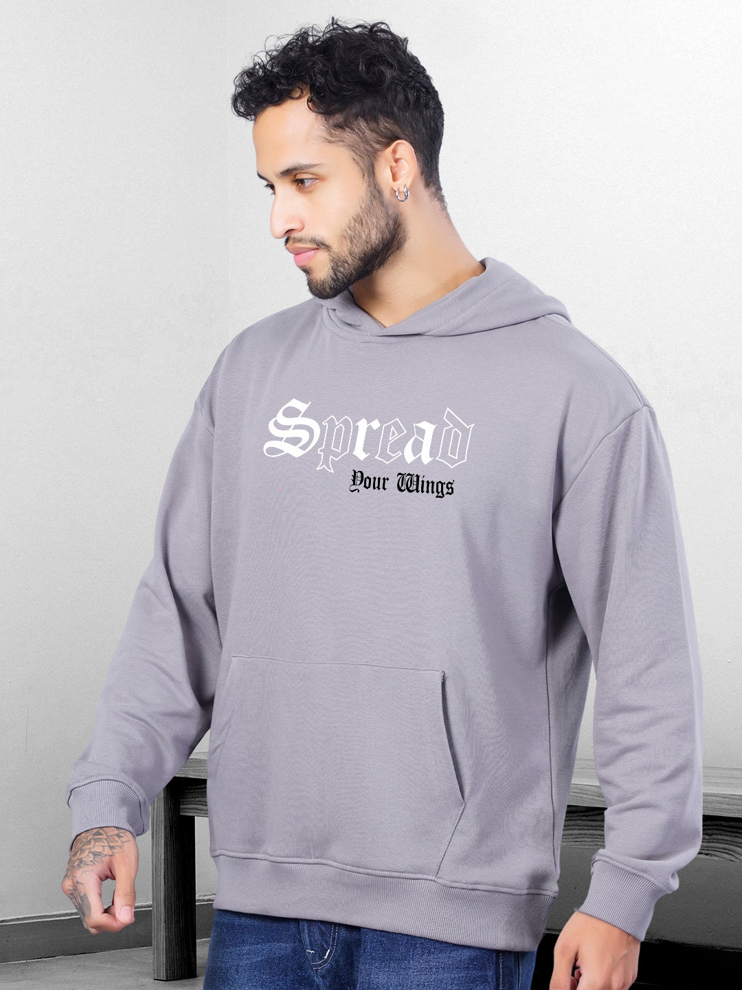 Spread Men Drop Shoulder Premium Terry Hoodie | FLASH SALE