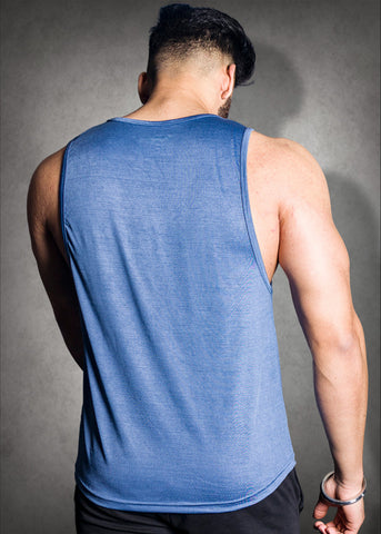 Mens Sweat in Style Vest - Cobalt Blue