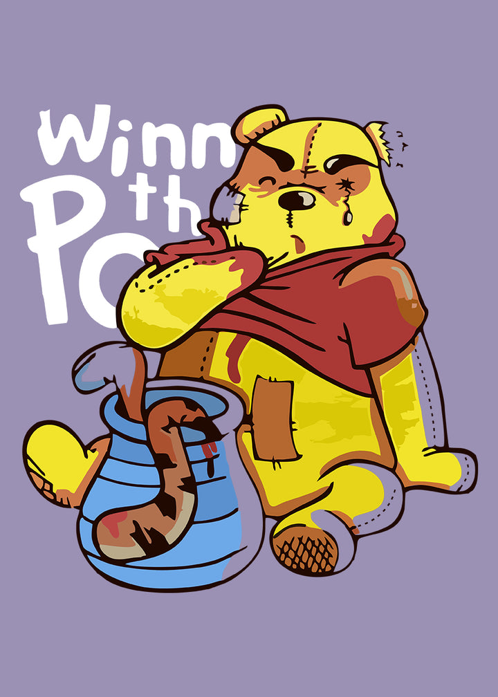 Winnie The Pooh Women Drop Shoulder Terry Sweatshirt | Pronk