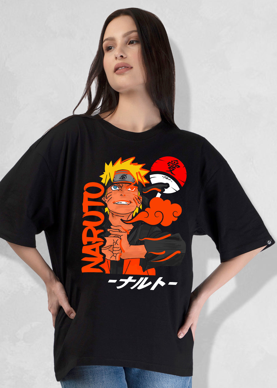 Naruto Women Oversized T-Shirt
