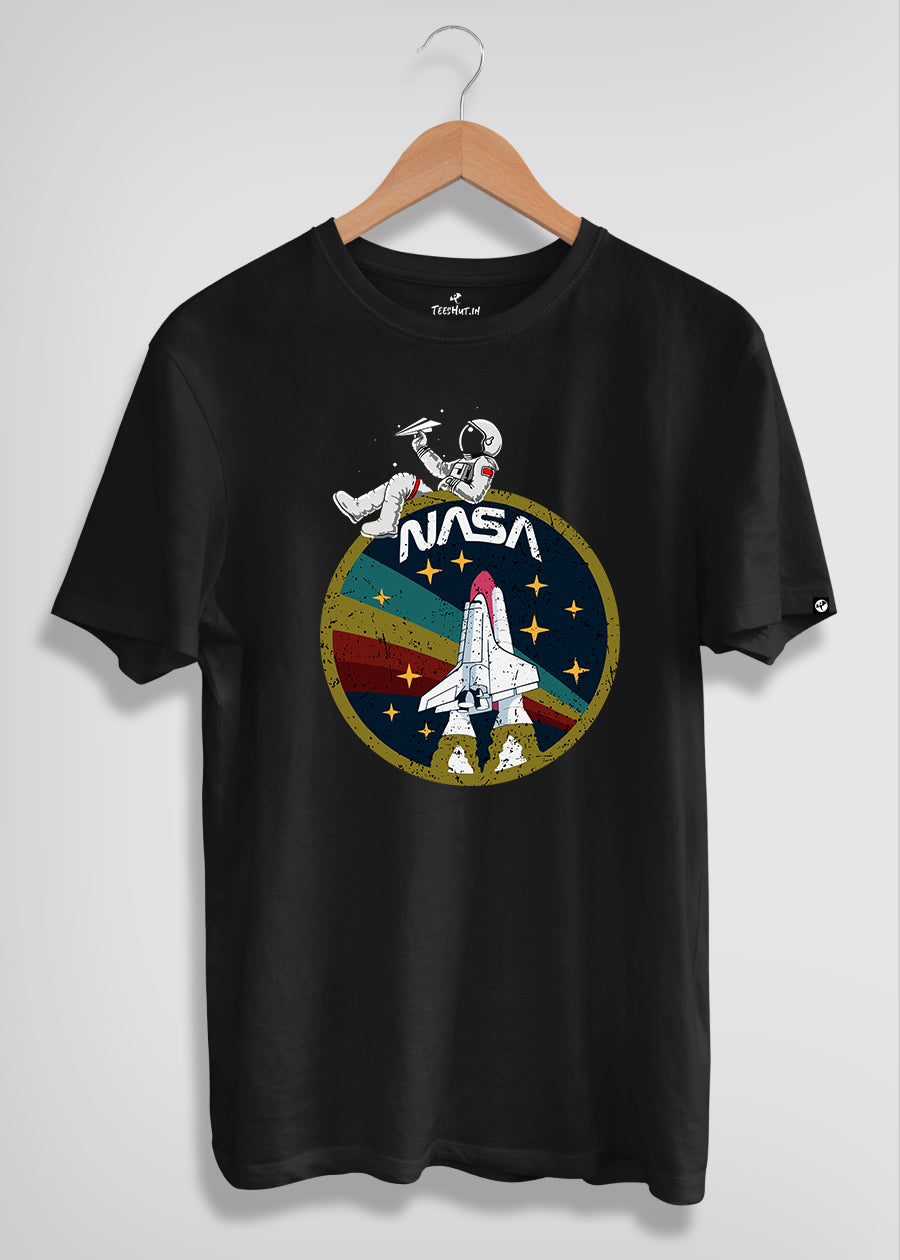 NASA Men Half Sleeve T-Shirt