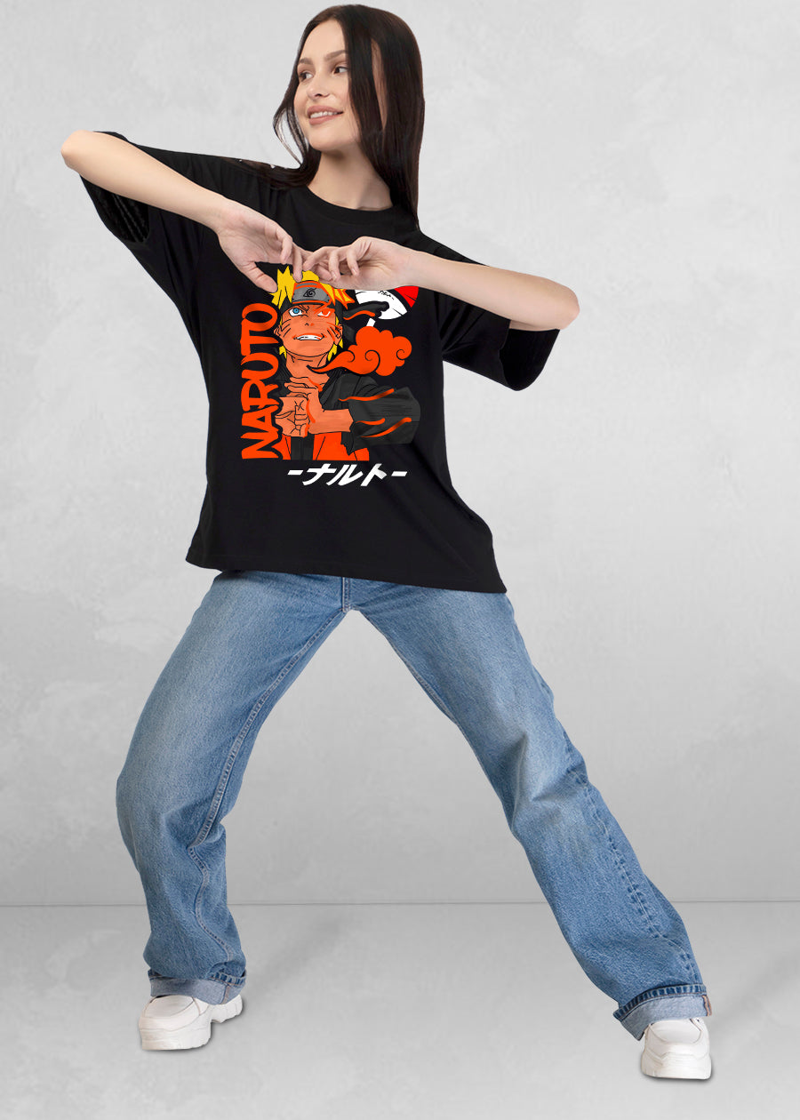 Naruto Women Oversized T-Shirt