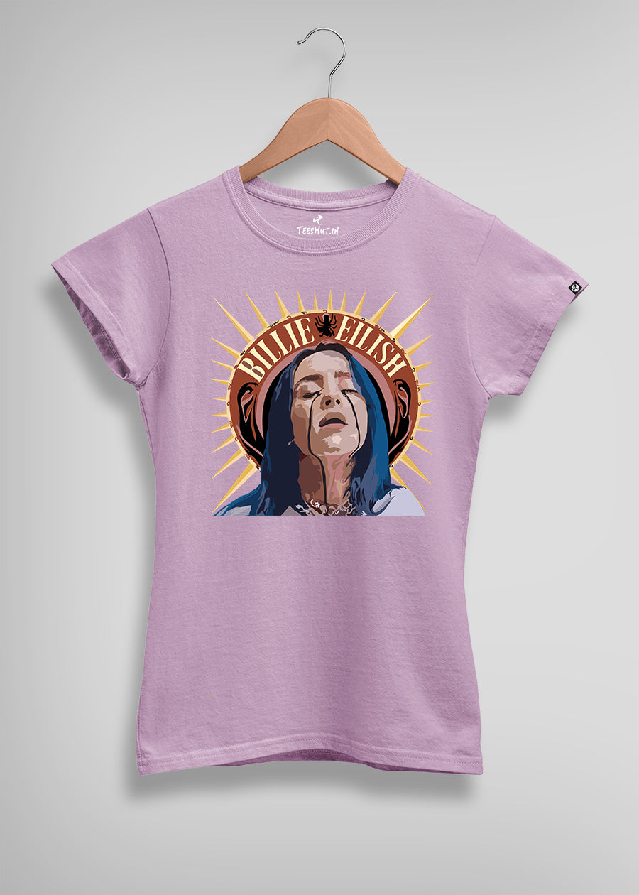 Billie Eilish Women Printed Half-Sleeve T-Shirt