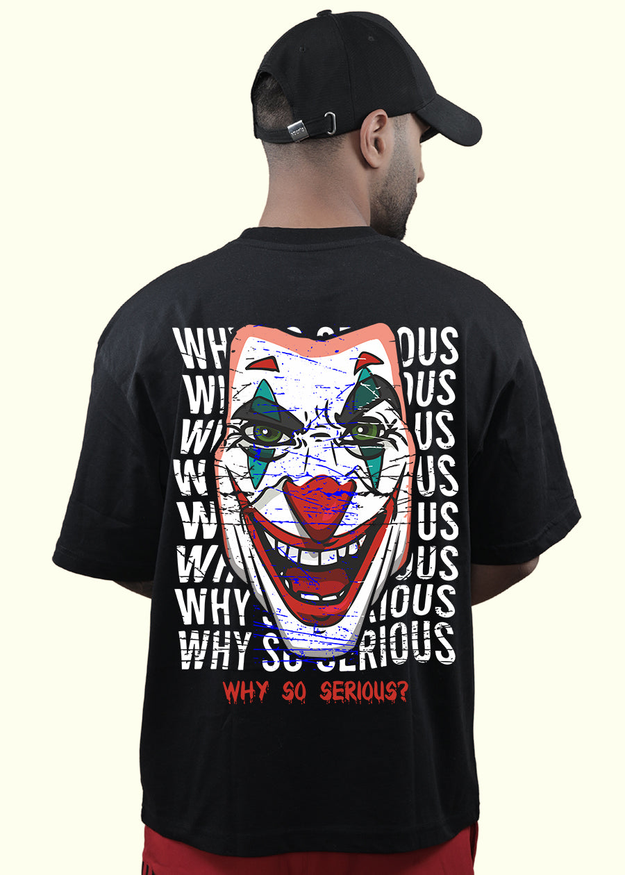 Joker Men Oversized Printed T-Shirt
