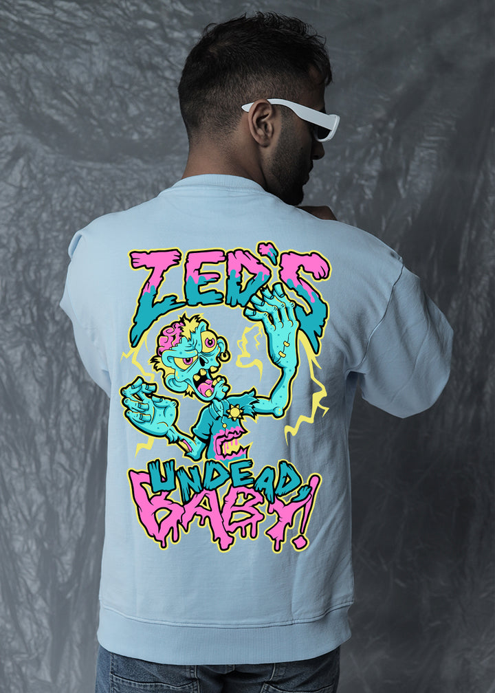 Undead Zedd Men Drop Shoulder Premium Terry Sweatshirt