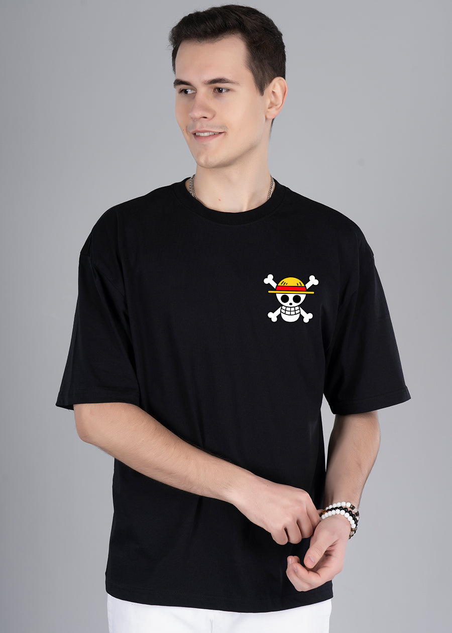 Monkey-D Luffy Men Oversized Printed T-Shirt